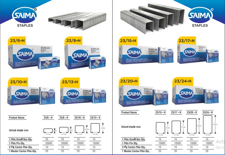 Industrial Stapler Pin Manufactures 23